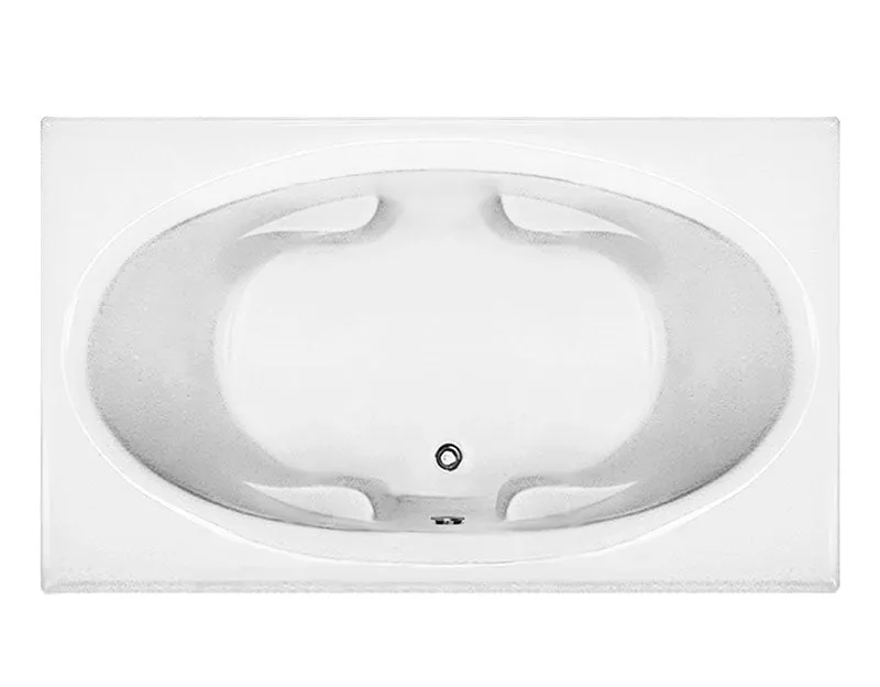 Reliance Rectangular Center Drain Air Bath Bath White 70.5" x 41.5" x 19.375" (R7142CROA-W)
