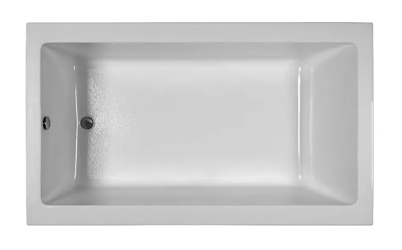 Reliance Rectangular End Drain Soaking Bath White 72" x 42" x 19.75" (R7242CRS-W)