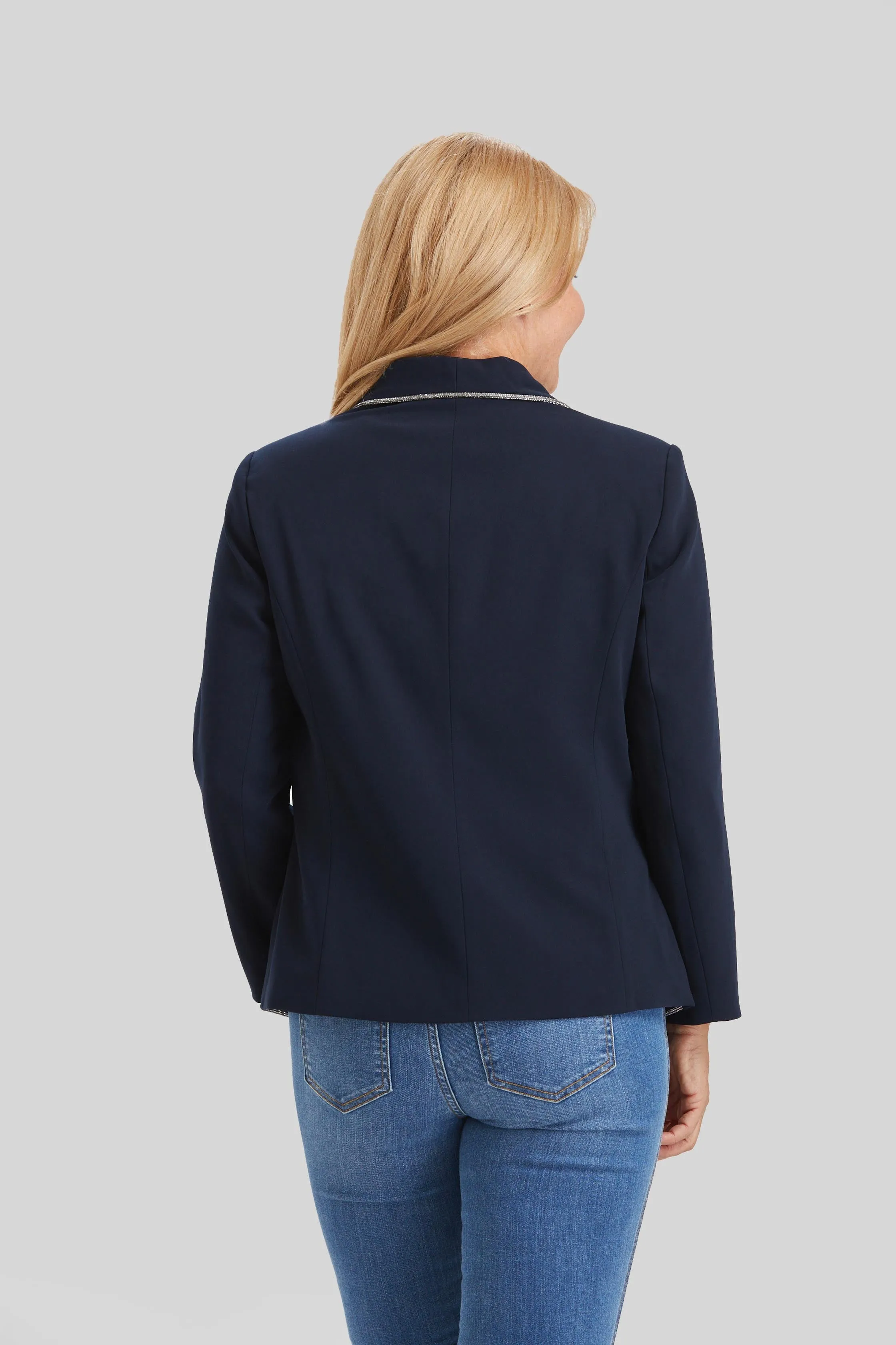 Remi Beaded Trim Jacket- FINAL SALE