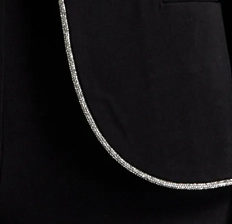 Remi Beaded Trim Jacket- FINAL SALE