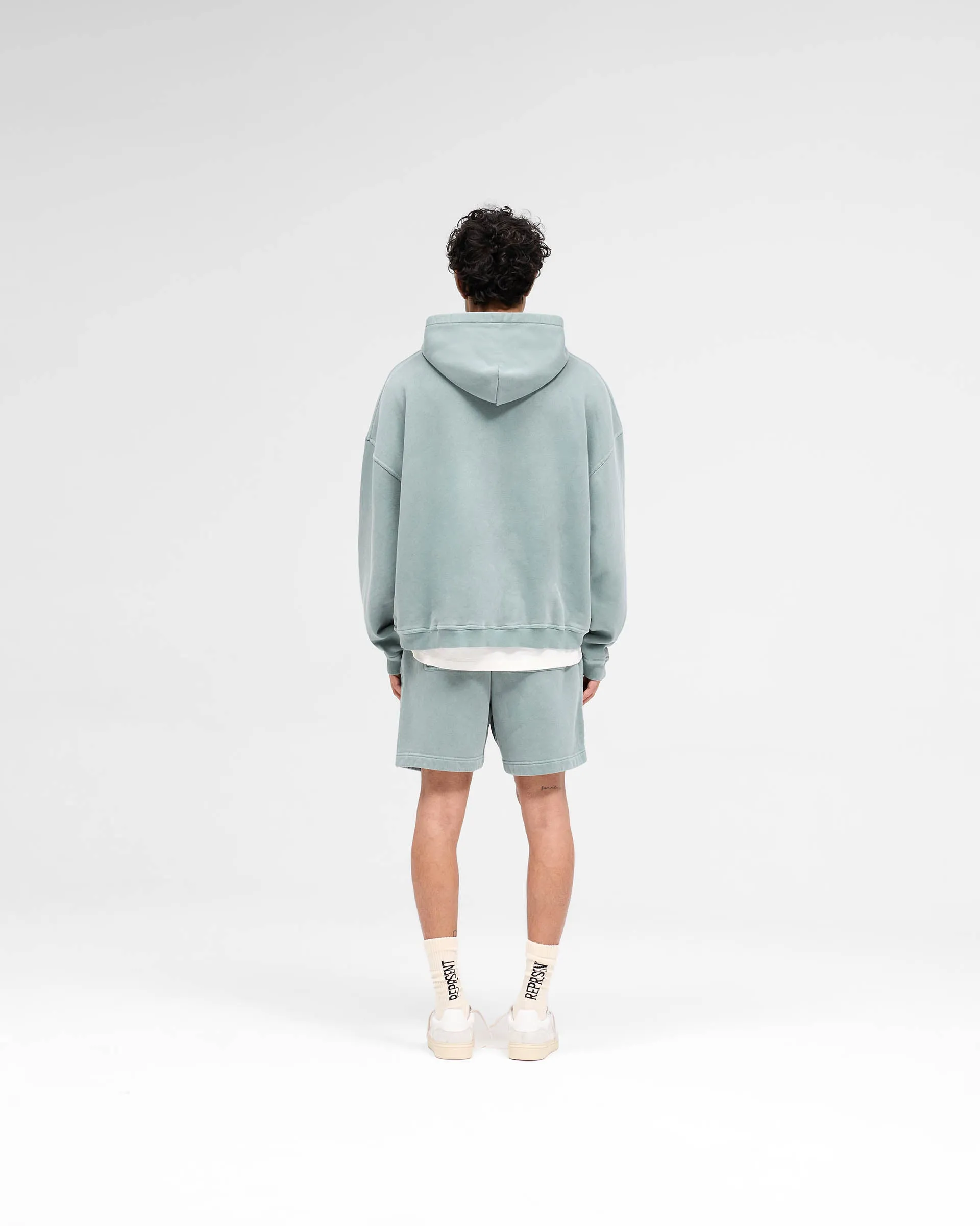 Rep Applique Hoodie - Forest Green