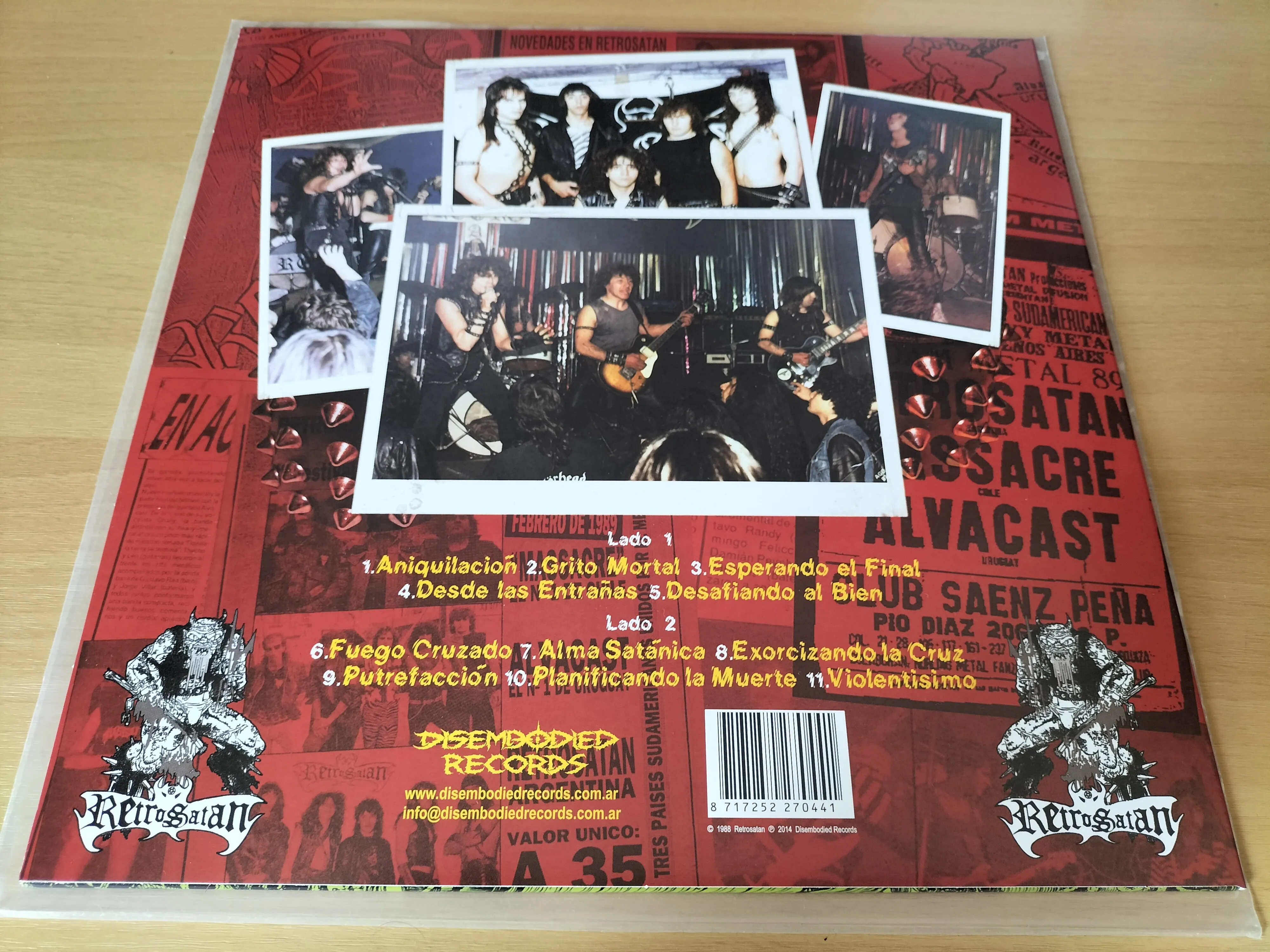 RETROSATAN - Helloween Pub 88 LP