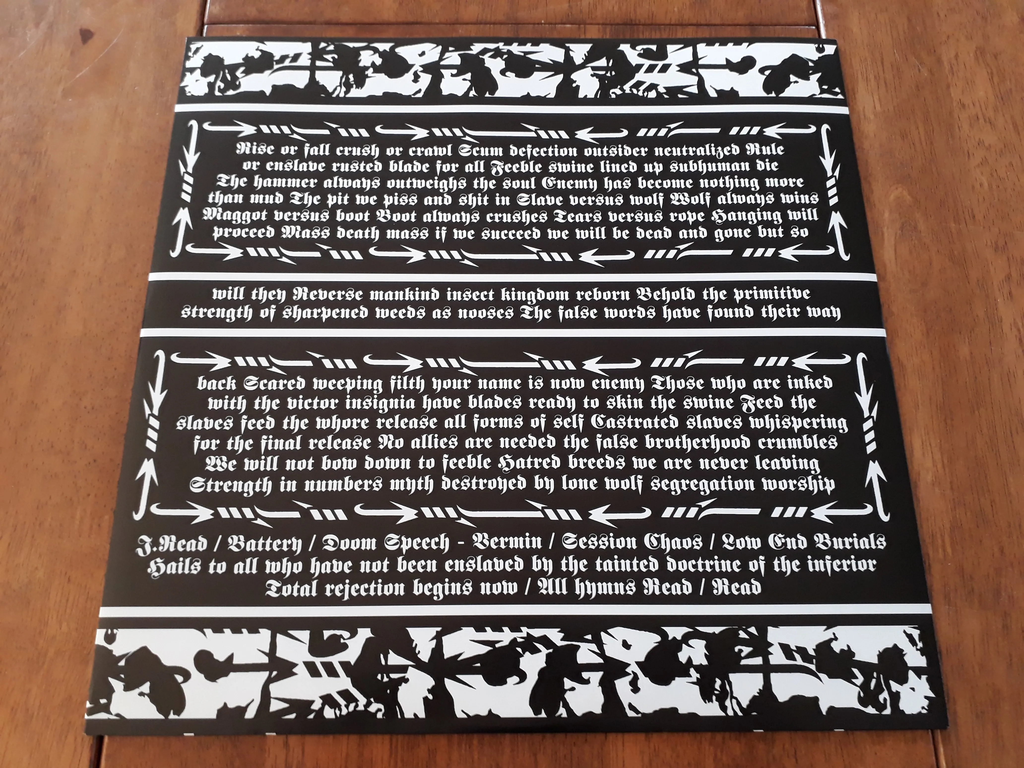 REVENGE - Behold.Total.Rejection BLACK VINYL