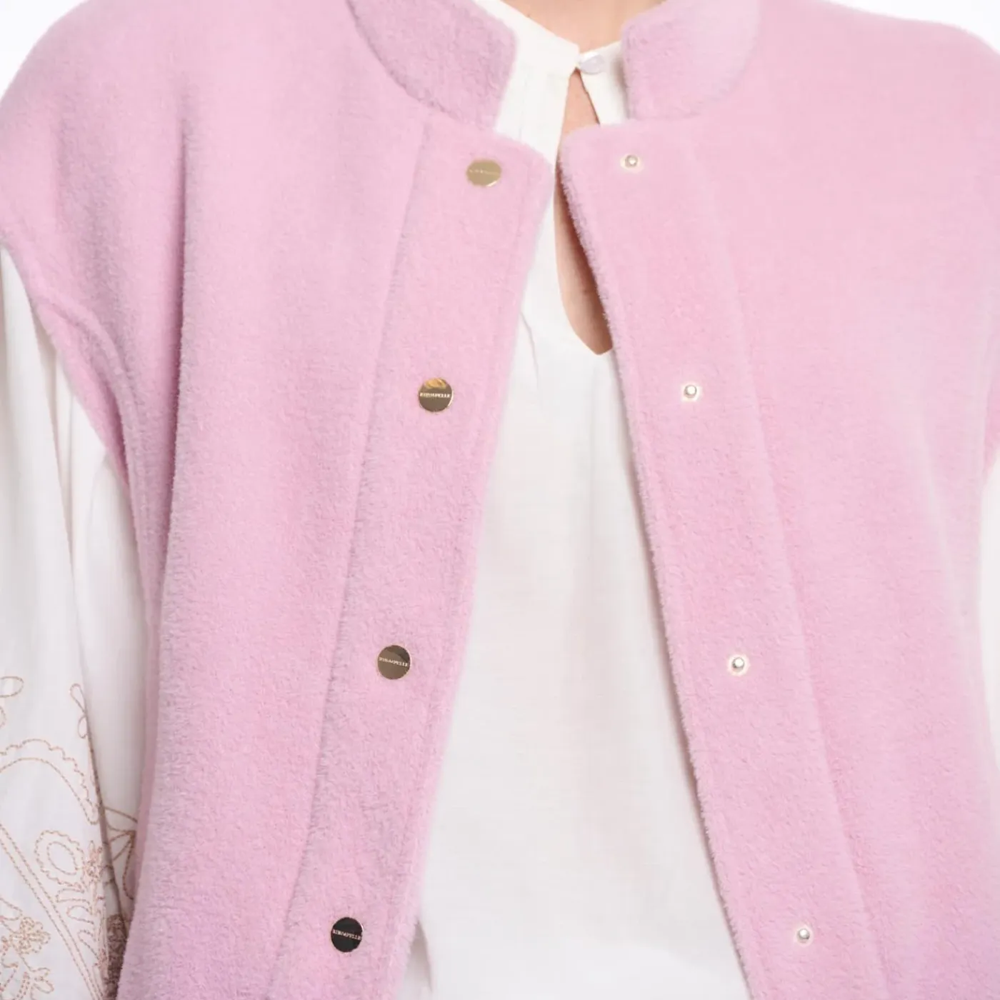 Rino & Pelle Teuntje Boxy Waistcoat | Lilac