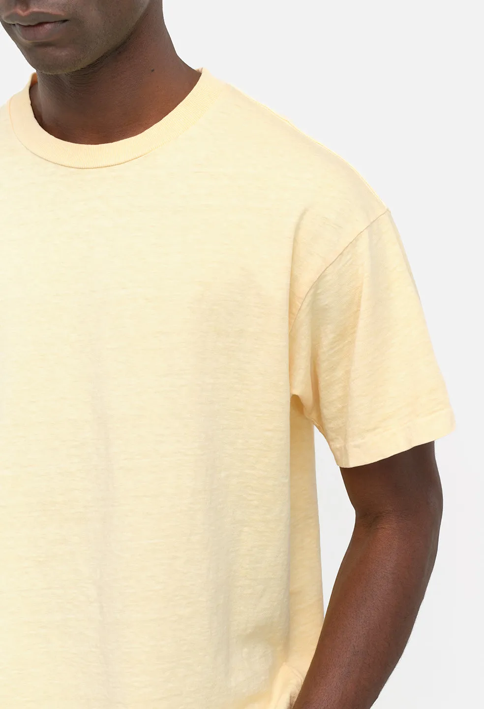 Riviera Cropped Tee / Washed Citrus