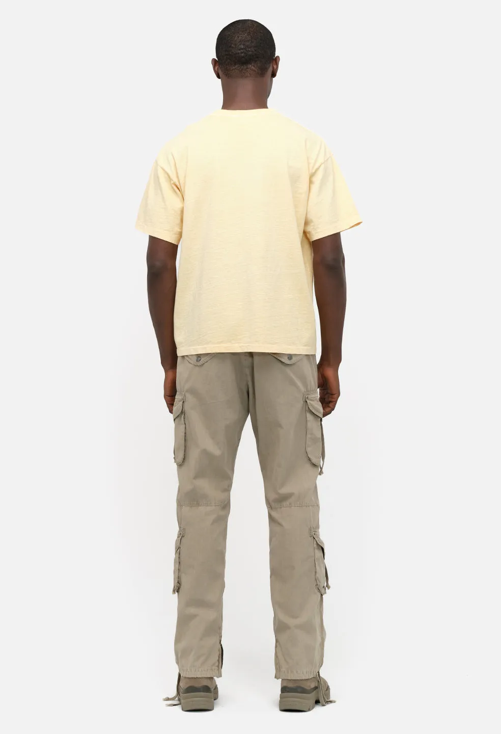 Riviera Cropped Tee / Washed Citrus