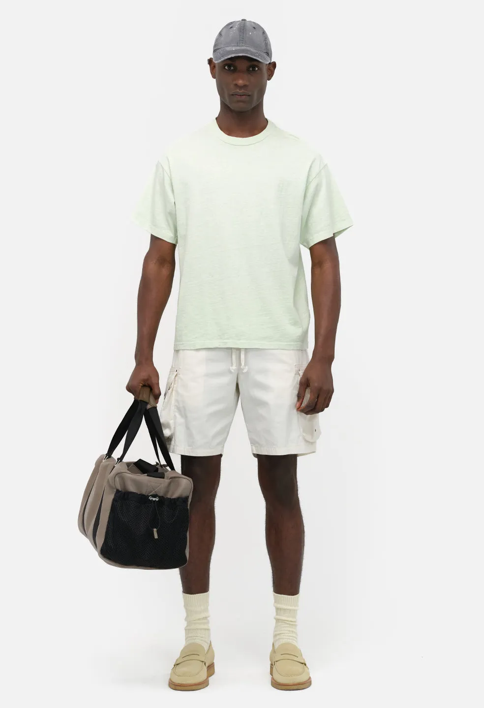 Riviera Cropped Tee / Washed Melon