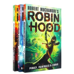 Robin Hood Series 3 Books Collection Set By Robert Muchamore (Zebras, Hacking Heists)
