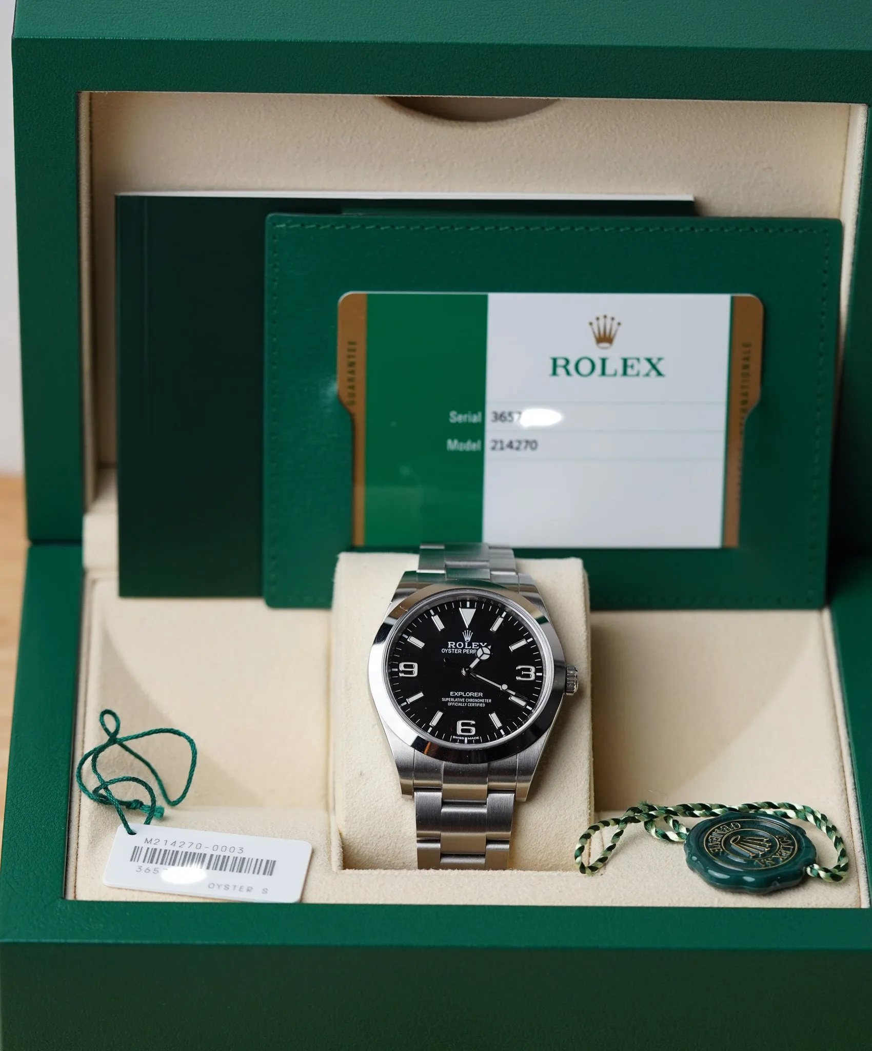 Rolex Explorer I MK2 39mm 214270