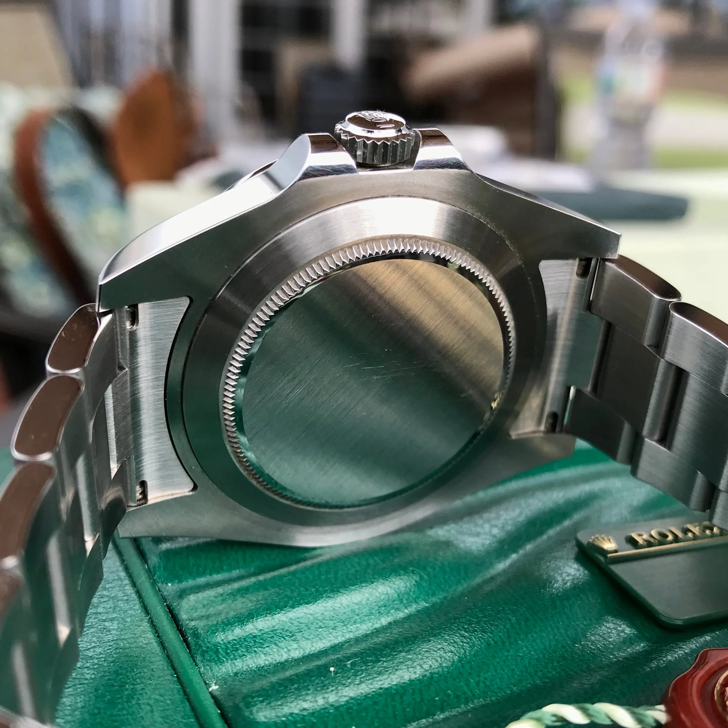 Rolex Explorer II 216570 White GMT Oyster Stainelss Steel Wristwatch Box & Papers Random Serial