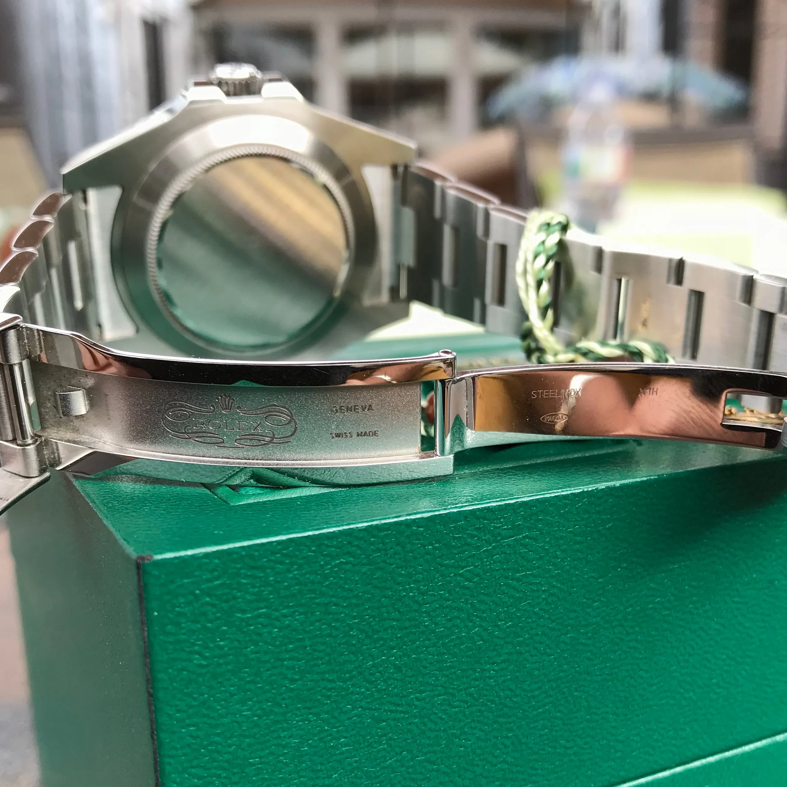 Rolex Explorer II 216570 White GMT Oyster Stainelss Steel Wristwatch Box & Papers Random Serial