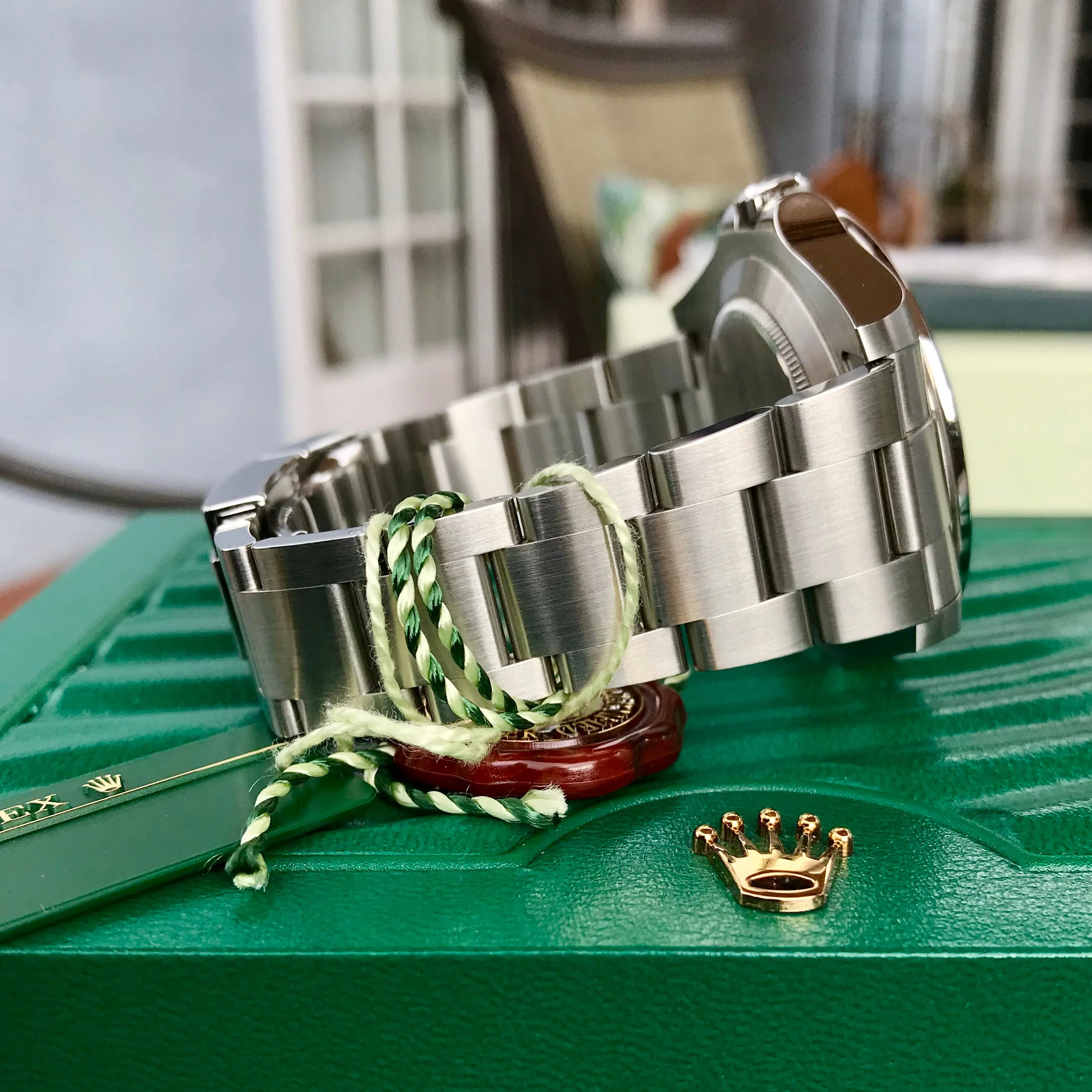 Rolex Explorer II 216570 White GMT Oyster Stainelss Steel Wristwatch Box & Papers Random Serial