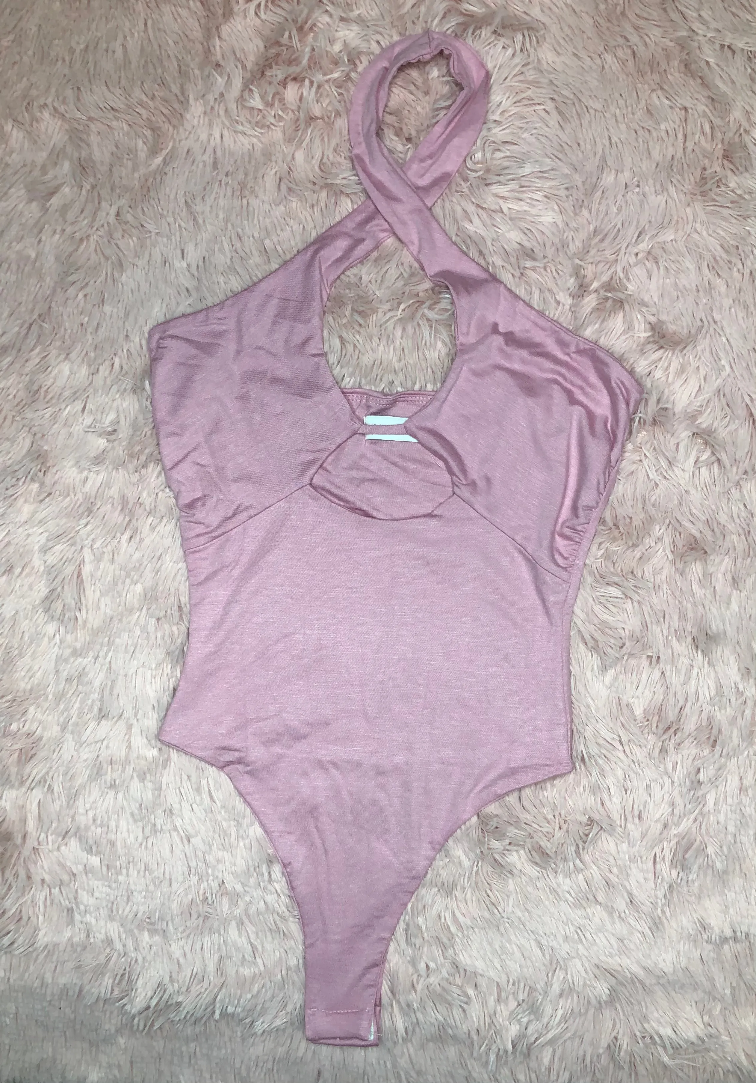 Rose Halter Bodysuit