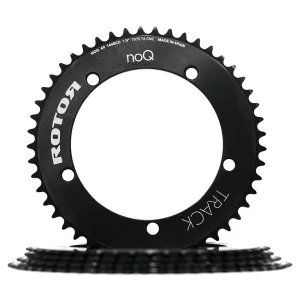 Rotor NoQ 144BCD Track Chainring - Black