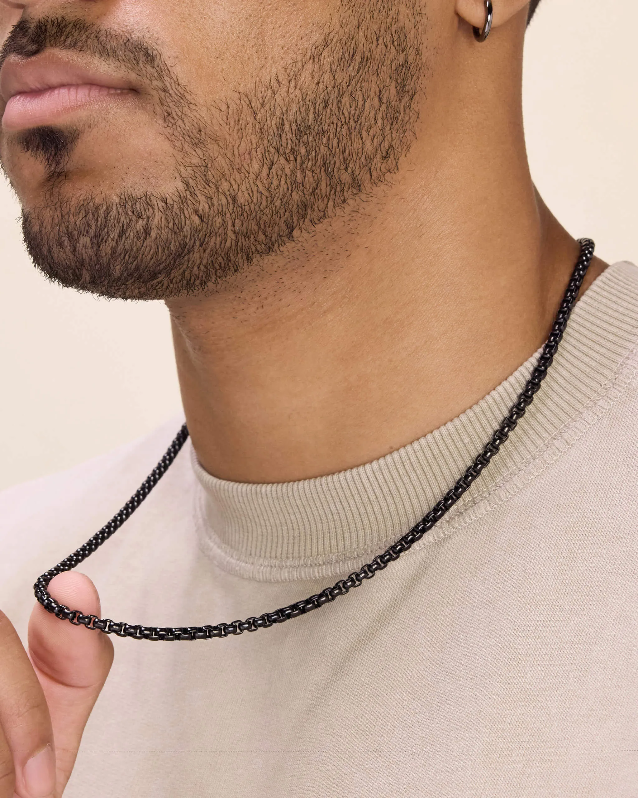 Round Box Chain - 4mm
