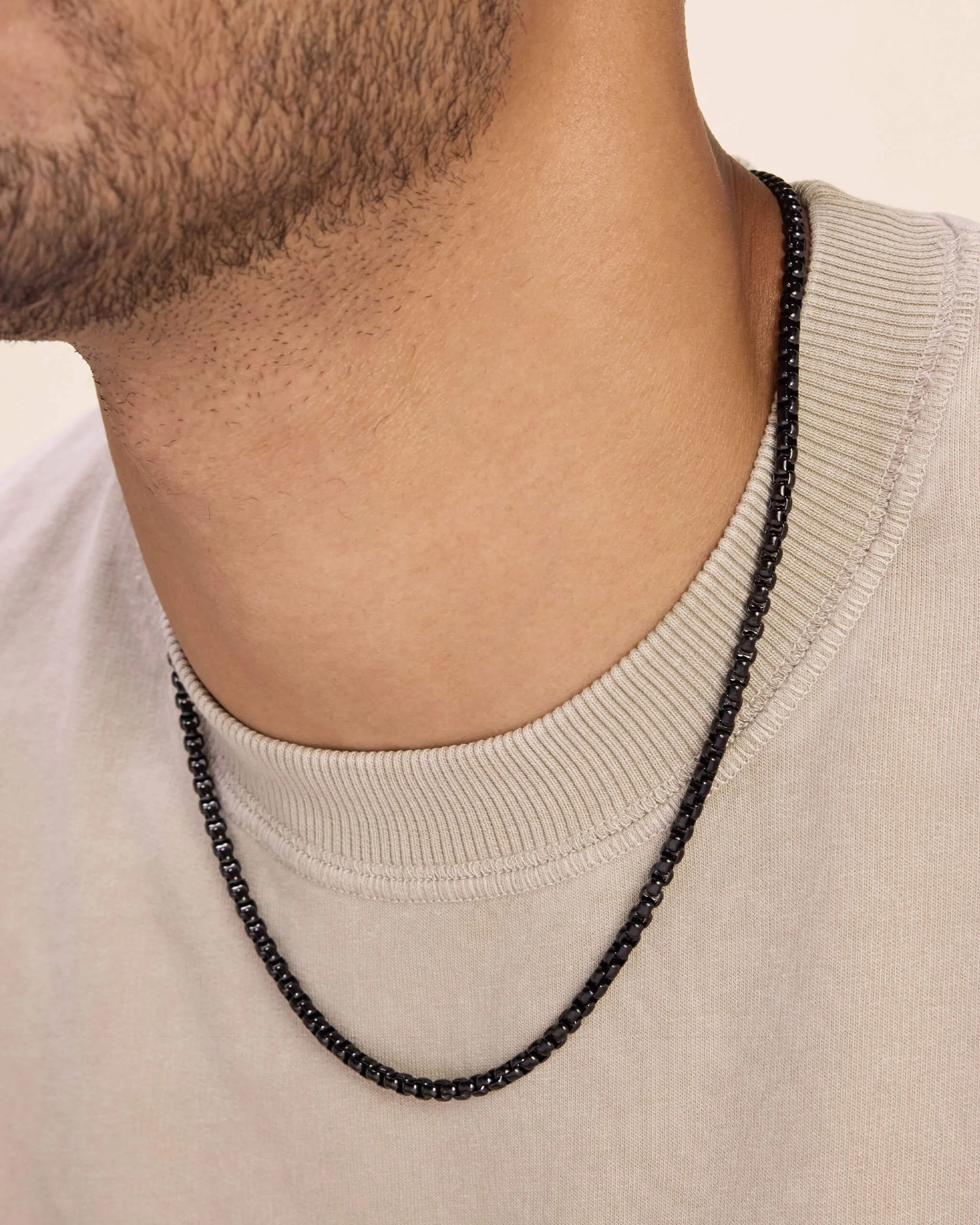 Round Box Chain - 4mm