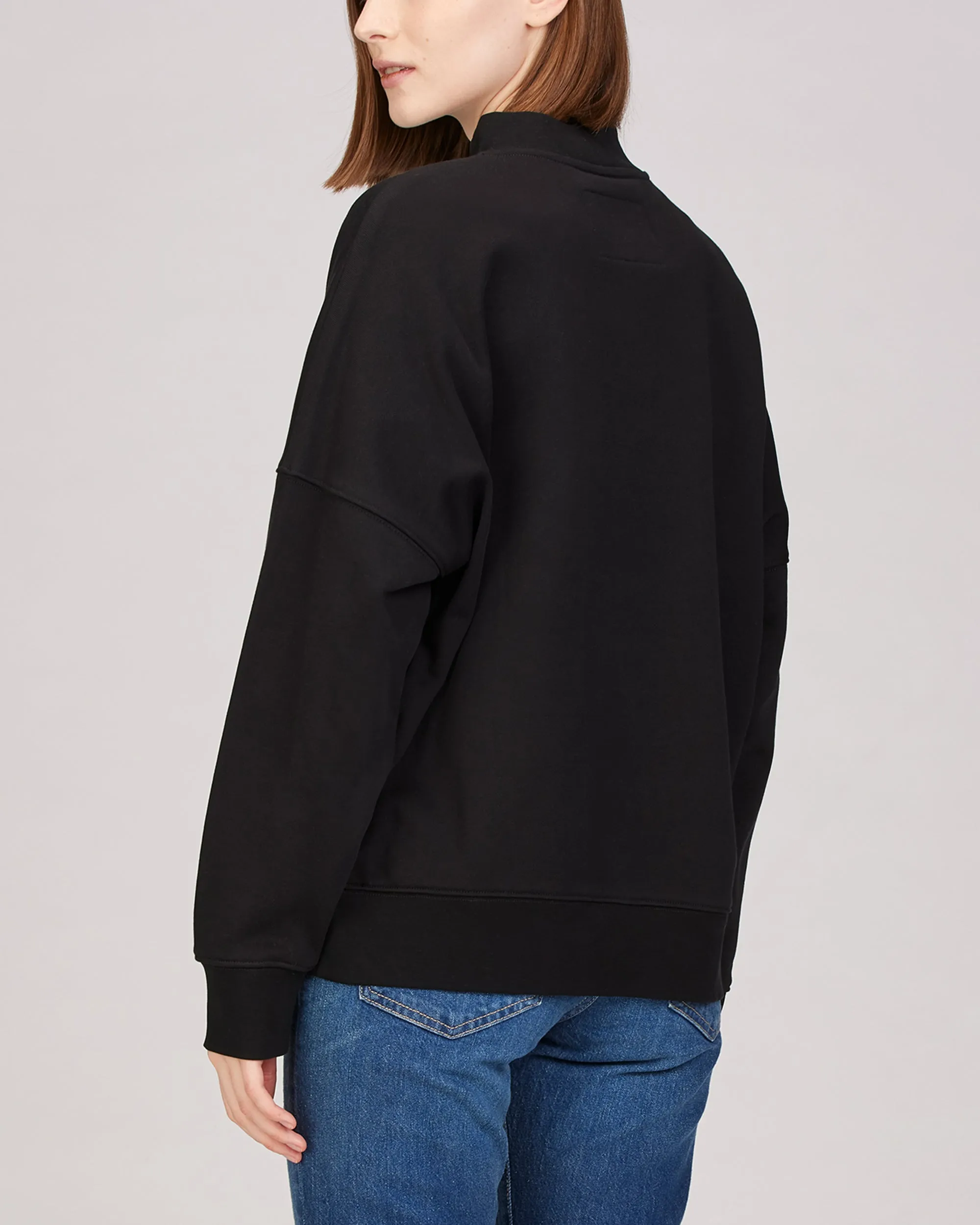 Rowan Boxy Mock Neck Pullover