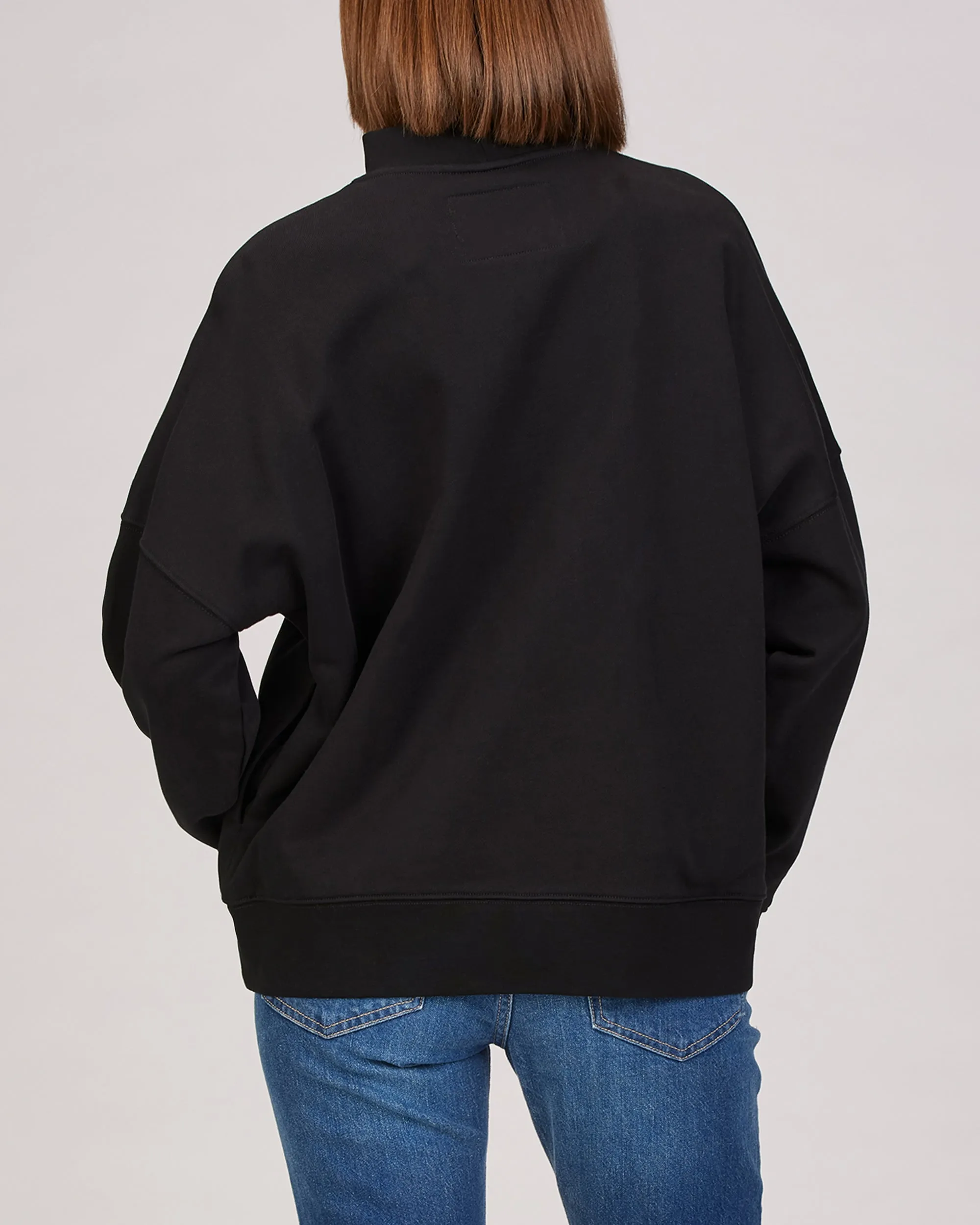 Rowan Boxy Mock Neck Pullover