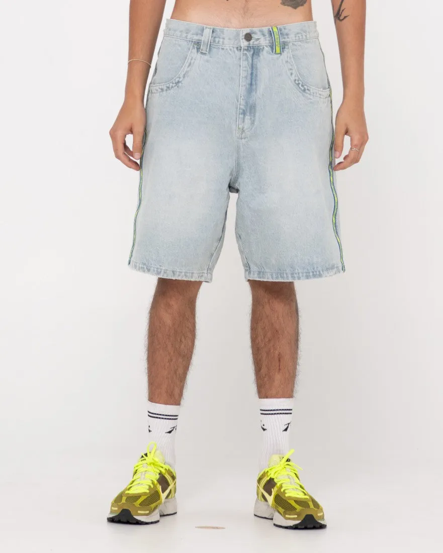 Rusty Flip Daddy 2.0 Jean Short - White Water
