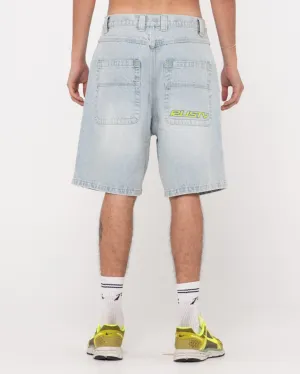 Rusty Flip Daddy 2.0 Jean Short - White Water