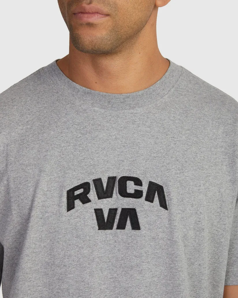 RVCA STRANGE TIMES TEE GREY MARLE