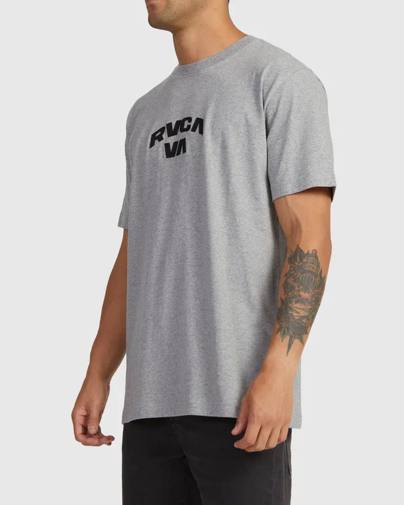 RVCA STRANGE TIMES TEE GREY MARLE