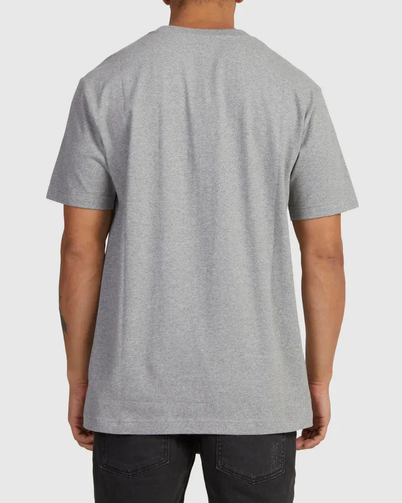 RVCA STRANGE TIMES TEE GREY MARLE