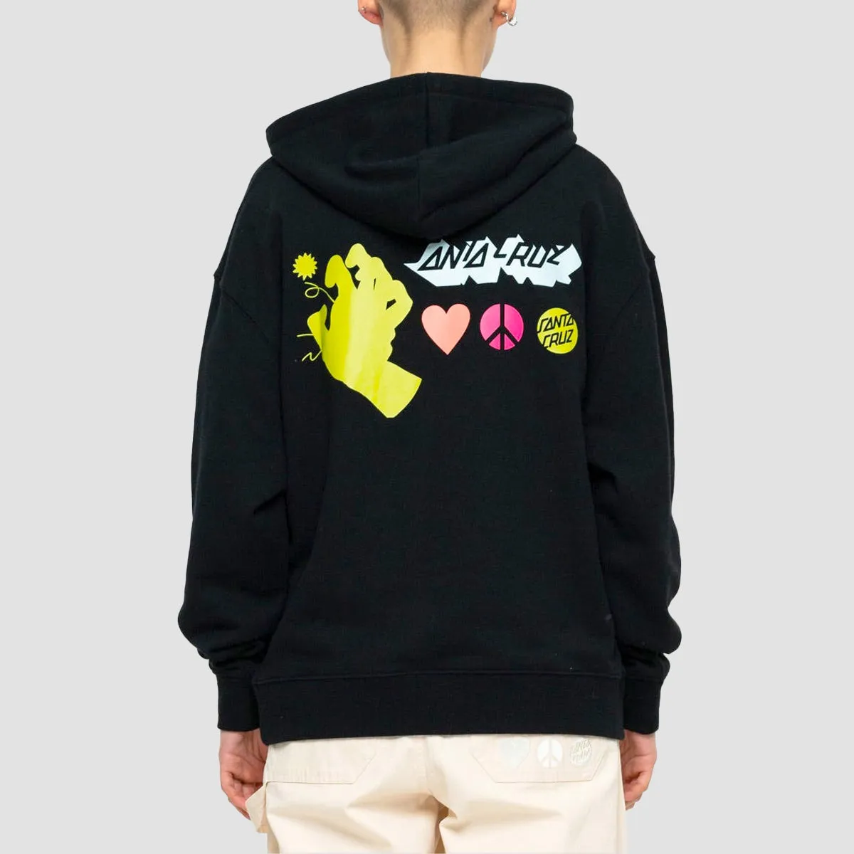 Santa Cruz SC All In Pullover Hoodie Black