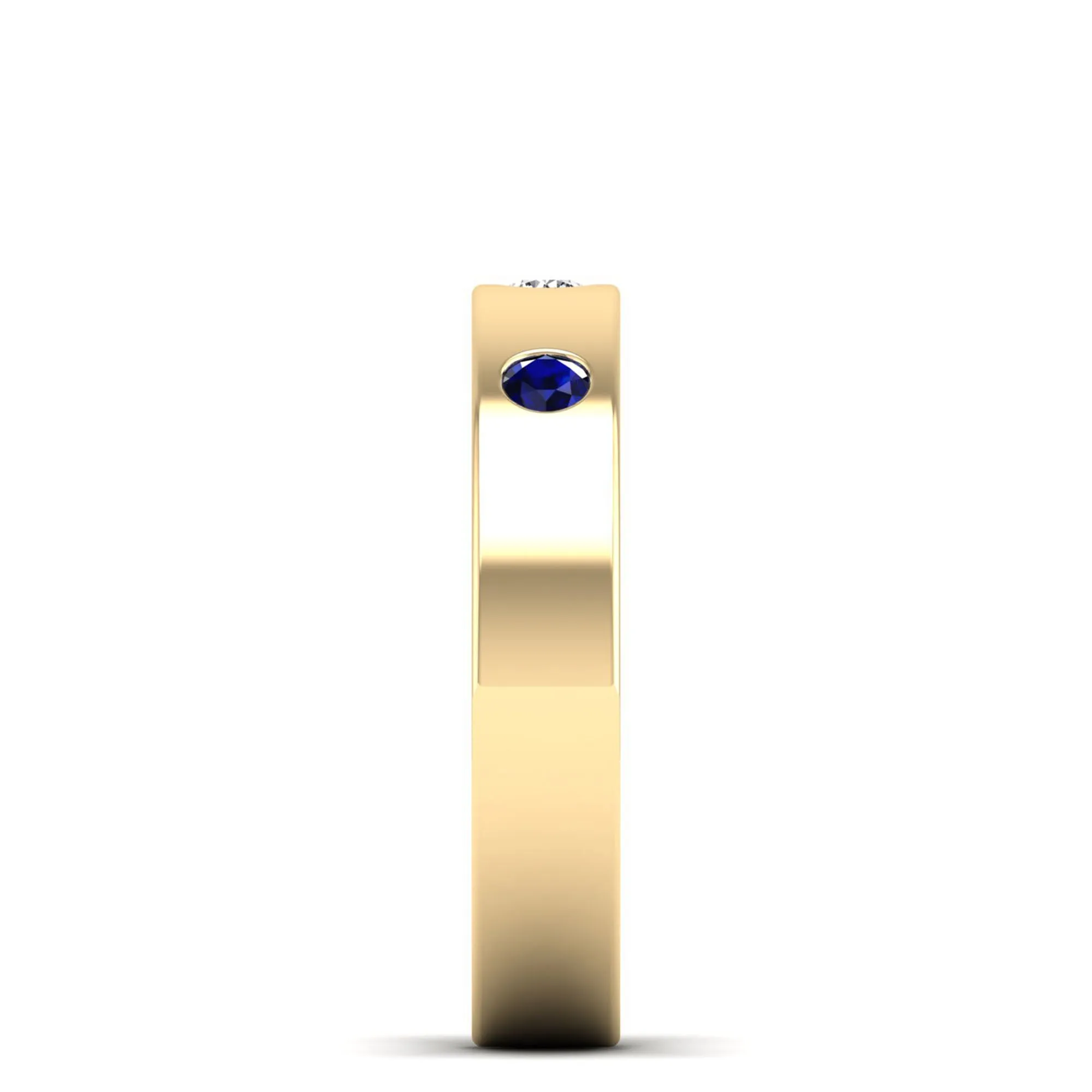 Sapphire and Diamond Cigar Band