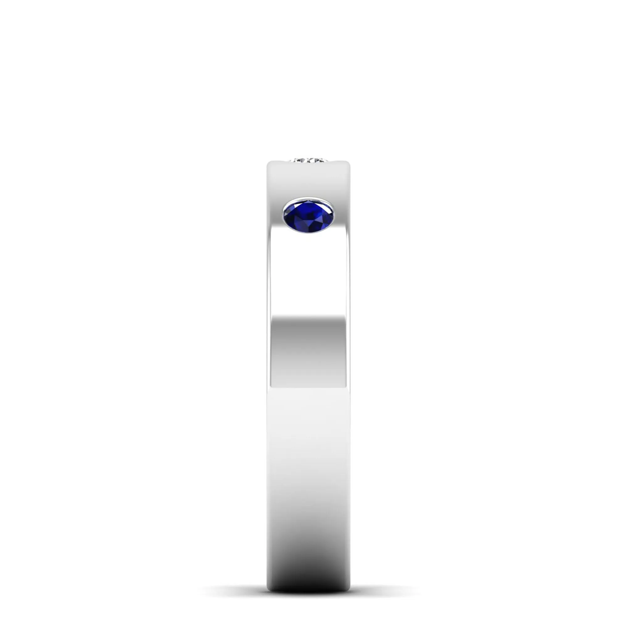 Sapphire and Diamond Cigar Band