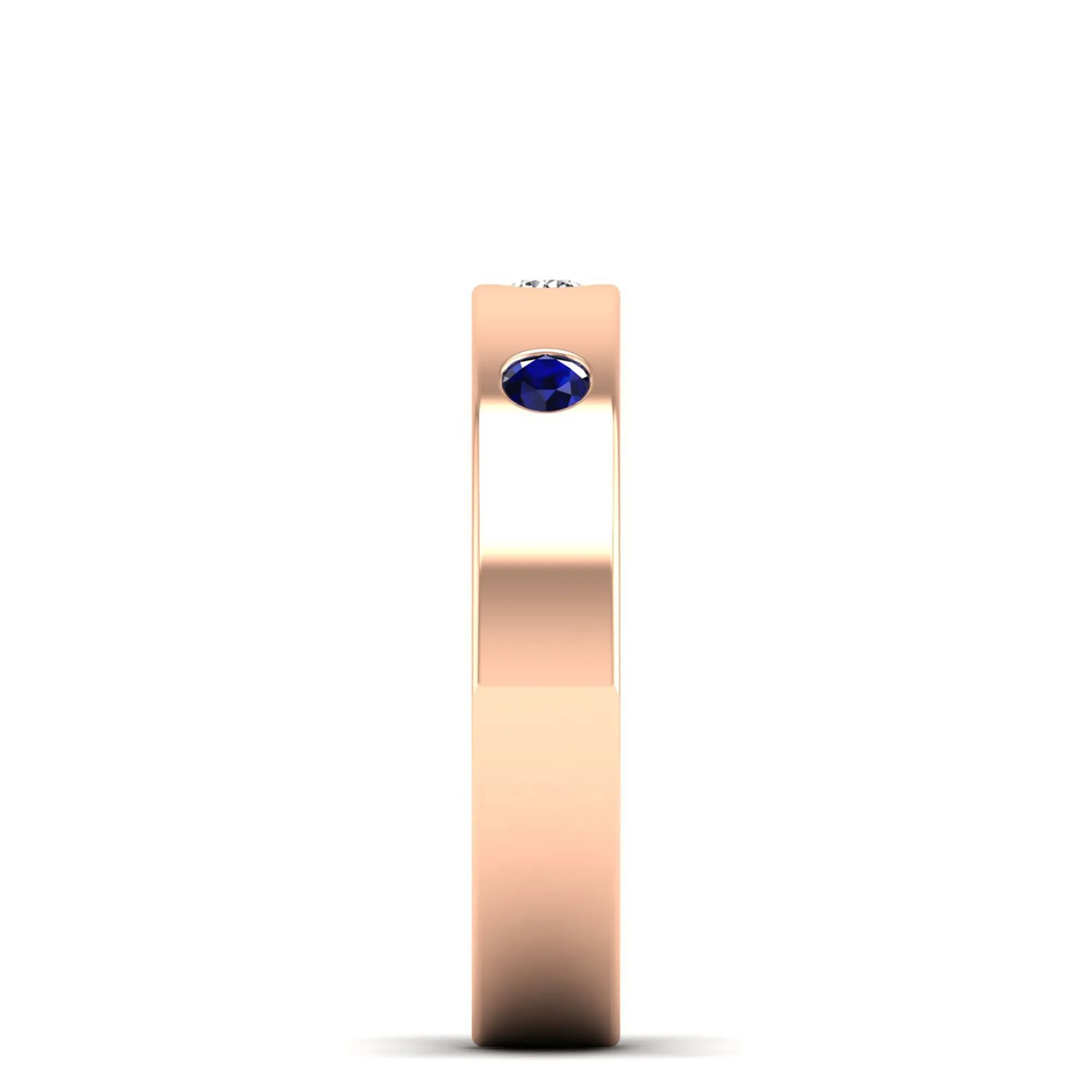 Sapphire and Diamond Cigar Band