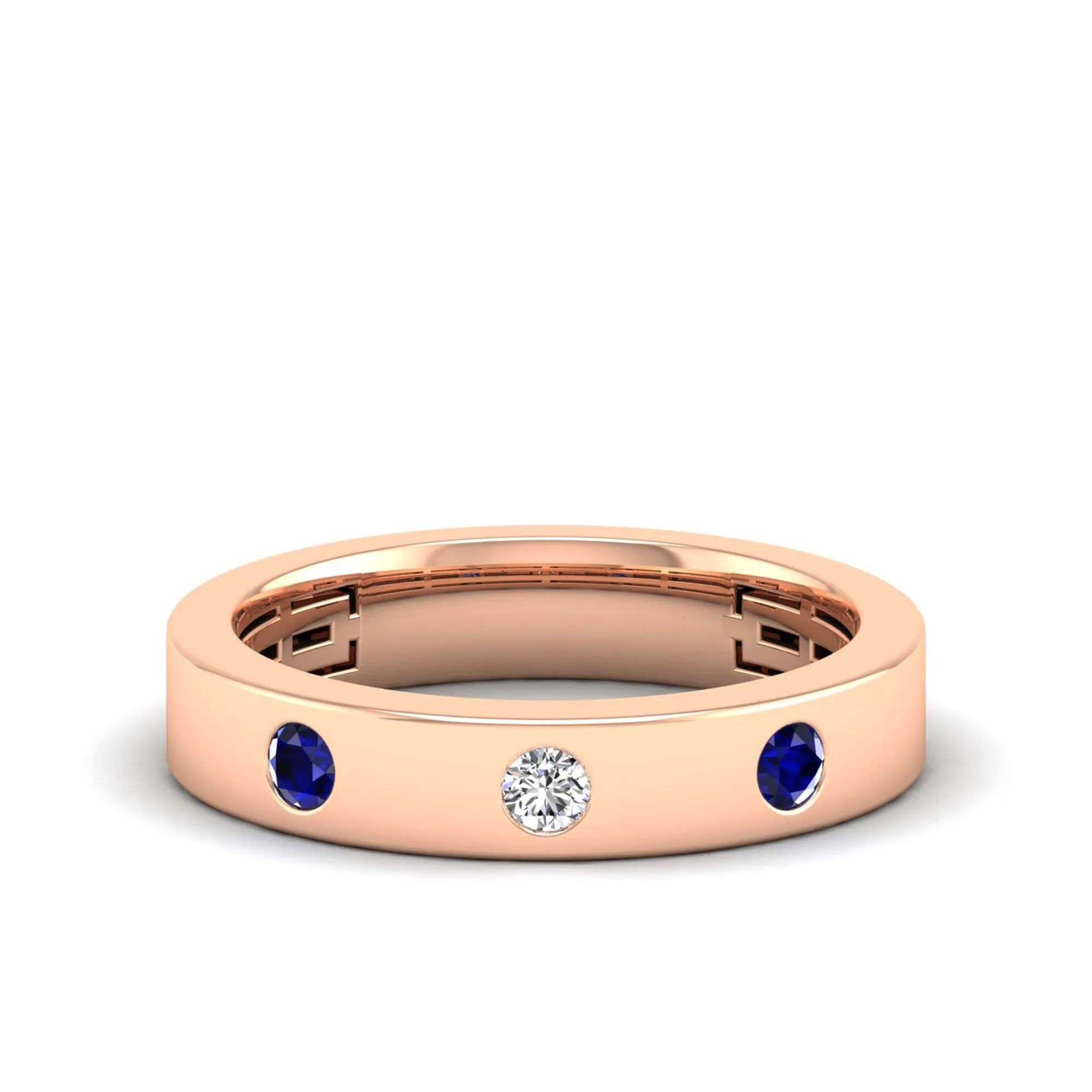 Sapphire and Diamond Cigar Band