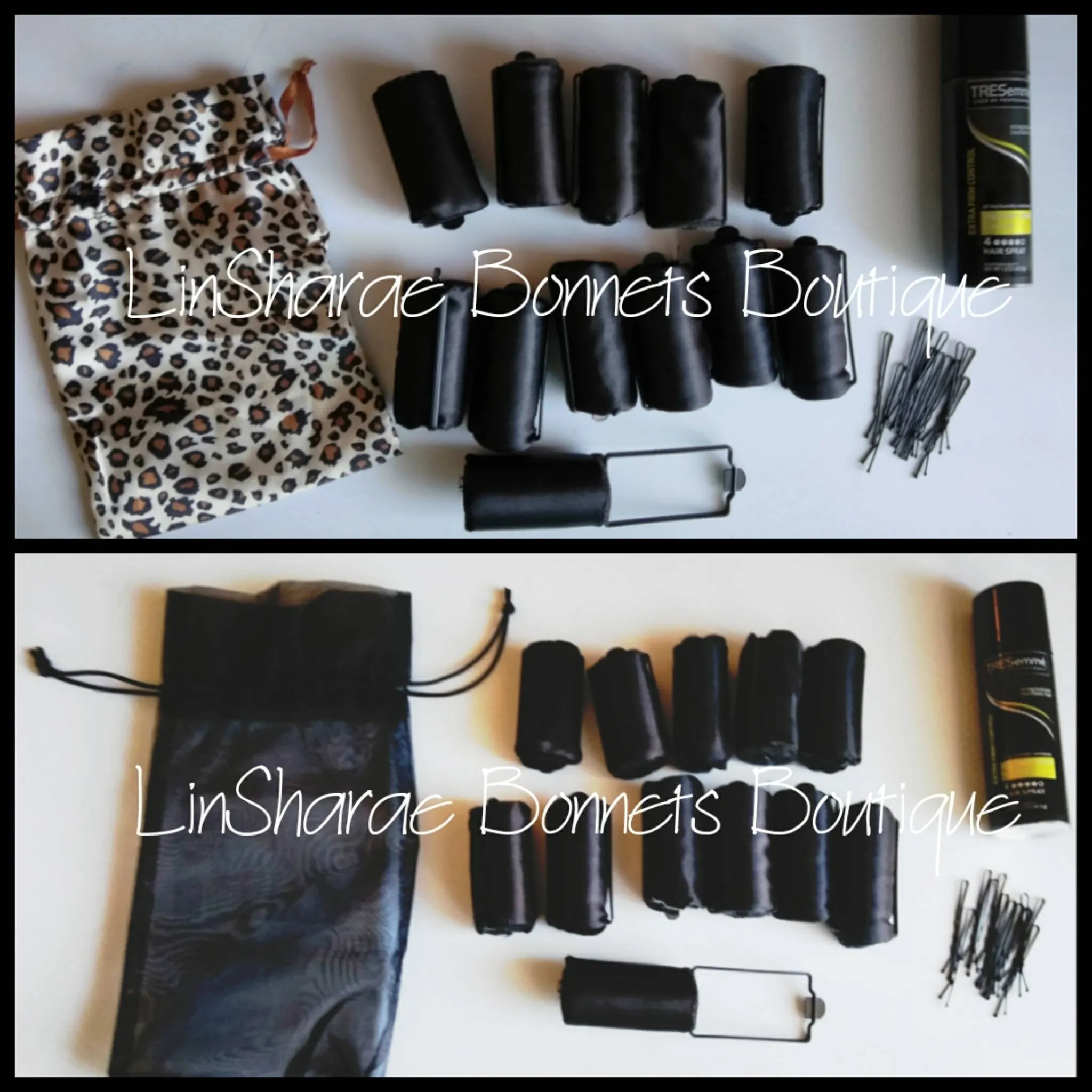 Satin Covered Rollers