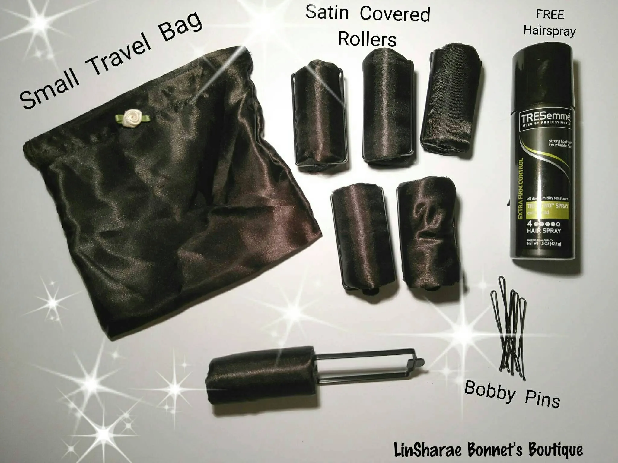 Satin Covered Rollers