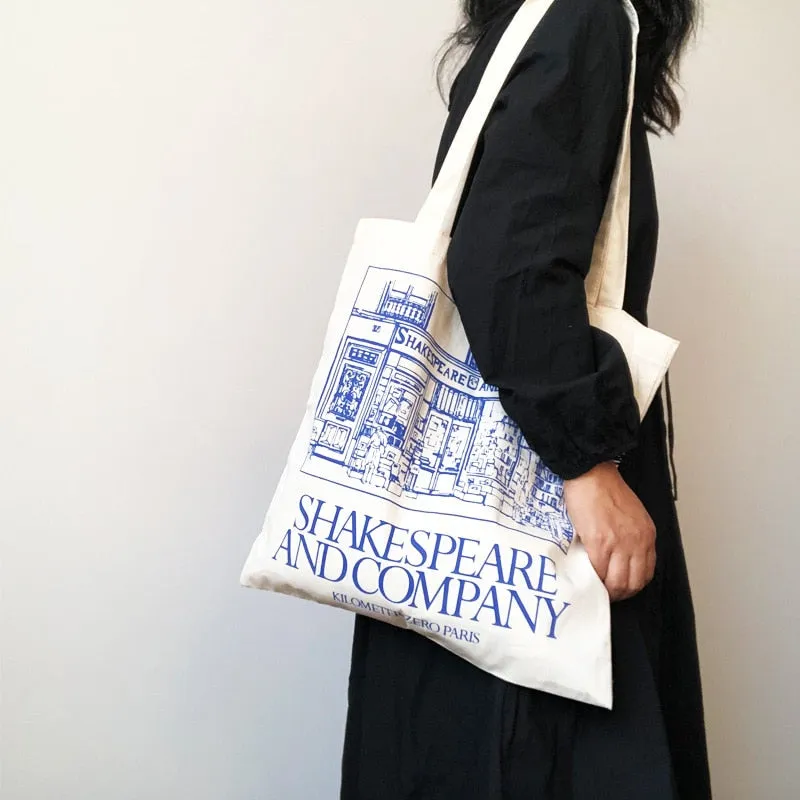 Shakespeare Print Tote Bag