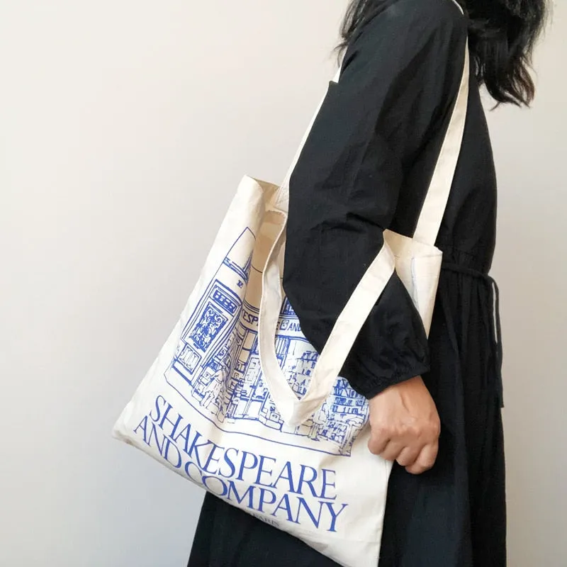 Shakespeare Print Tote Bag