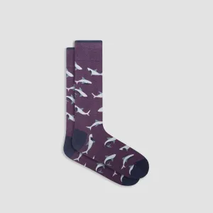 Sharks Mid-Calf Socks