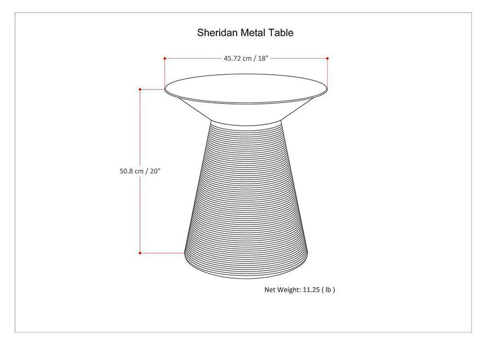 Sheridan Metal Table