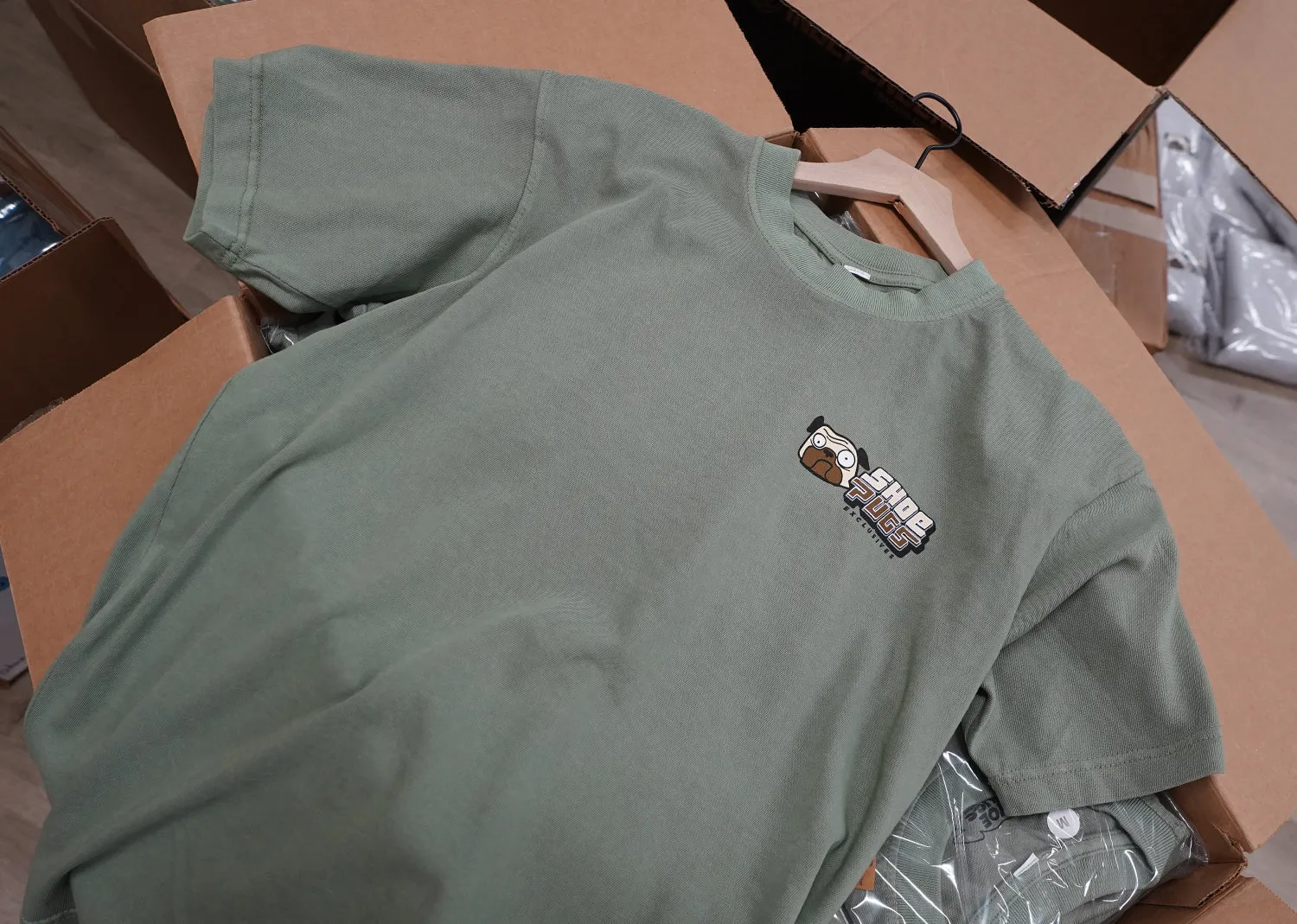 Shoepugs Exclusives Logo T-Shirt (Olive)