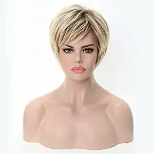 Short Bob Ombre Blonde Wigs