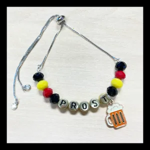 Silver charm bracelet