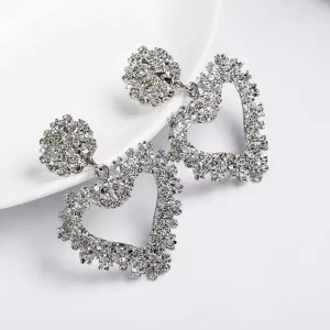 Silver Heart Earrings