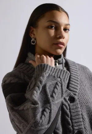 Silver Linked Earrings