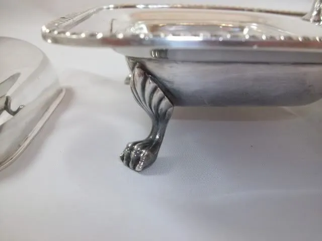 Silver-plate Dual Covered Buffet Server