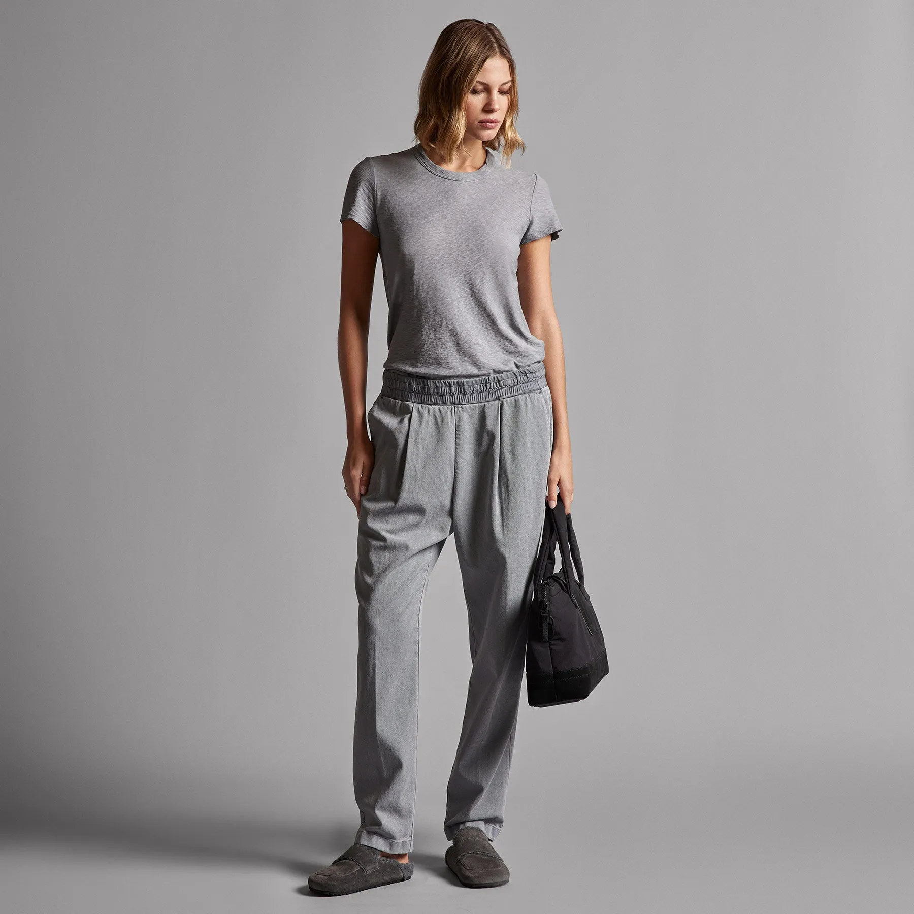 Single Pleat Relaxed Pant - Breeze Pigment