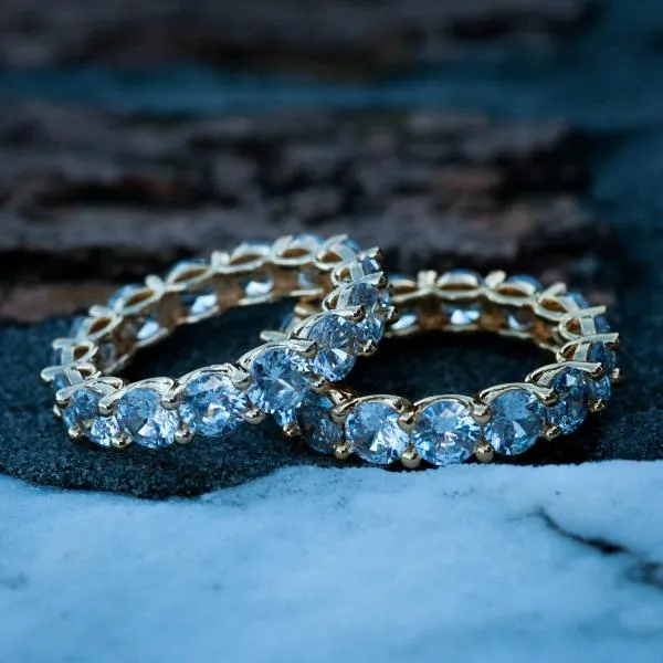 Single Row Diamond Band Ring