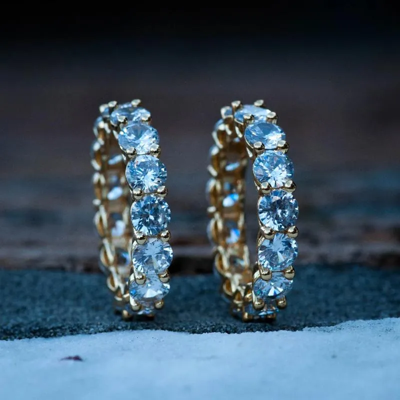 Single Row Diamond Band Ring