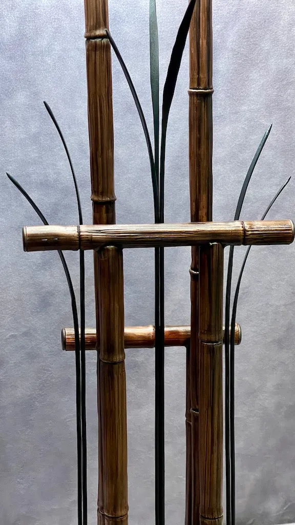 SLIM BAMBOO HAND FORGED LAMP