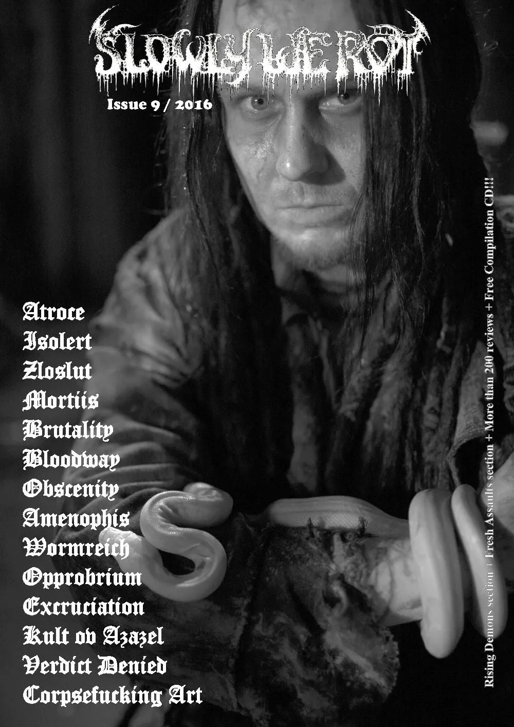 SLOWLY WE ROT Zine #09   CD