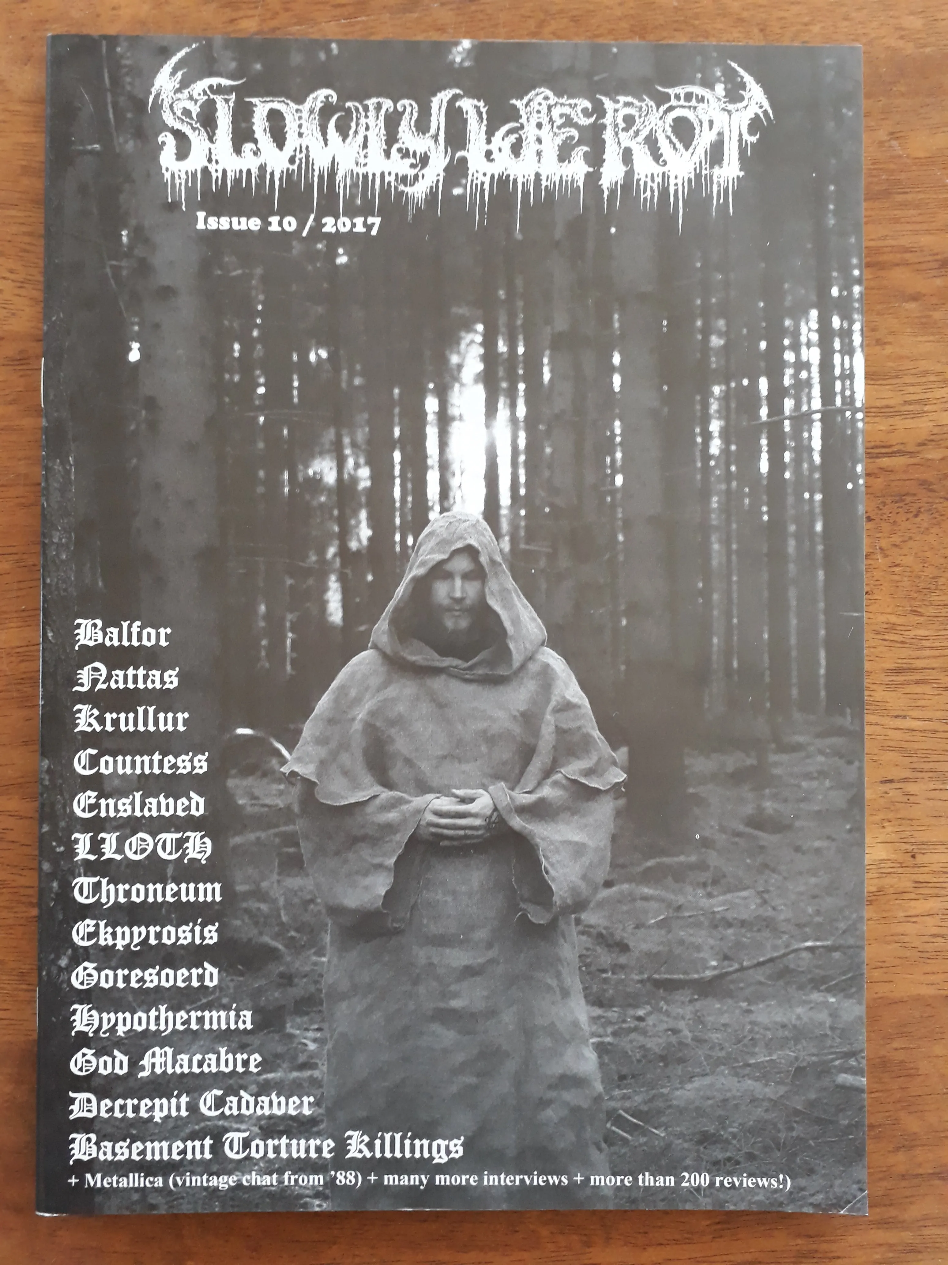 SLOWLY WE ROT Zine #10   CD